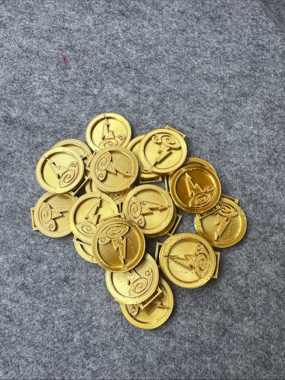 Gold medals- 3D Printed Hercules medals